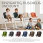 Preview: BAMBINIWELT Ersatzbezug für Stokke Tripp Trapp, MELIERT (rund)